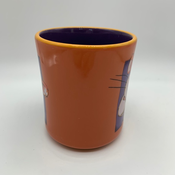 Disney Winnie the Pooh Tigger Ceramic Coffee Mug Orange/Purple - Picture 3 of 13